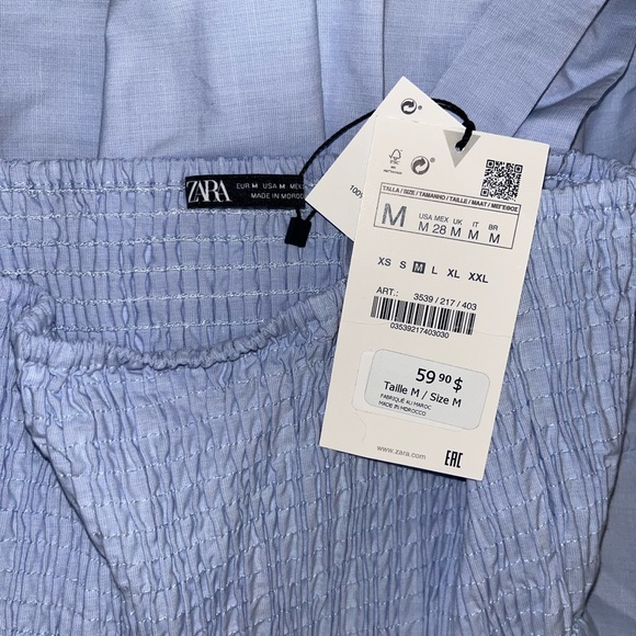 Zara light blue maxi dress - Picture 3 of 5